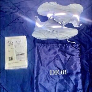 Dior Reflective White Sneakers